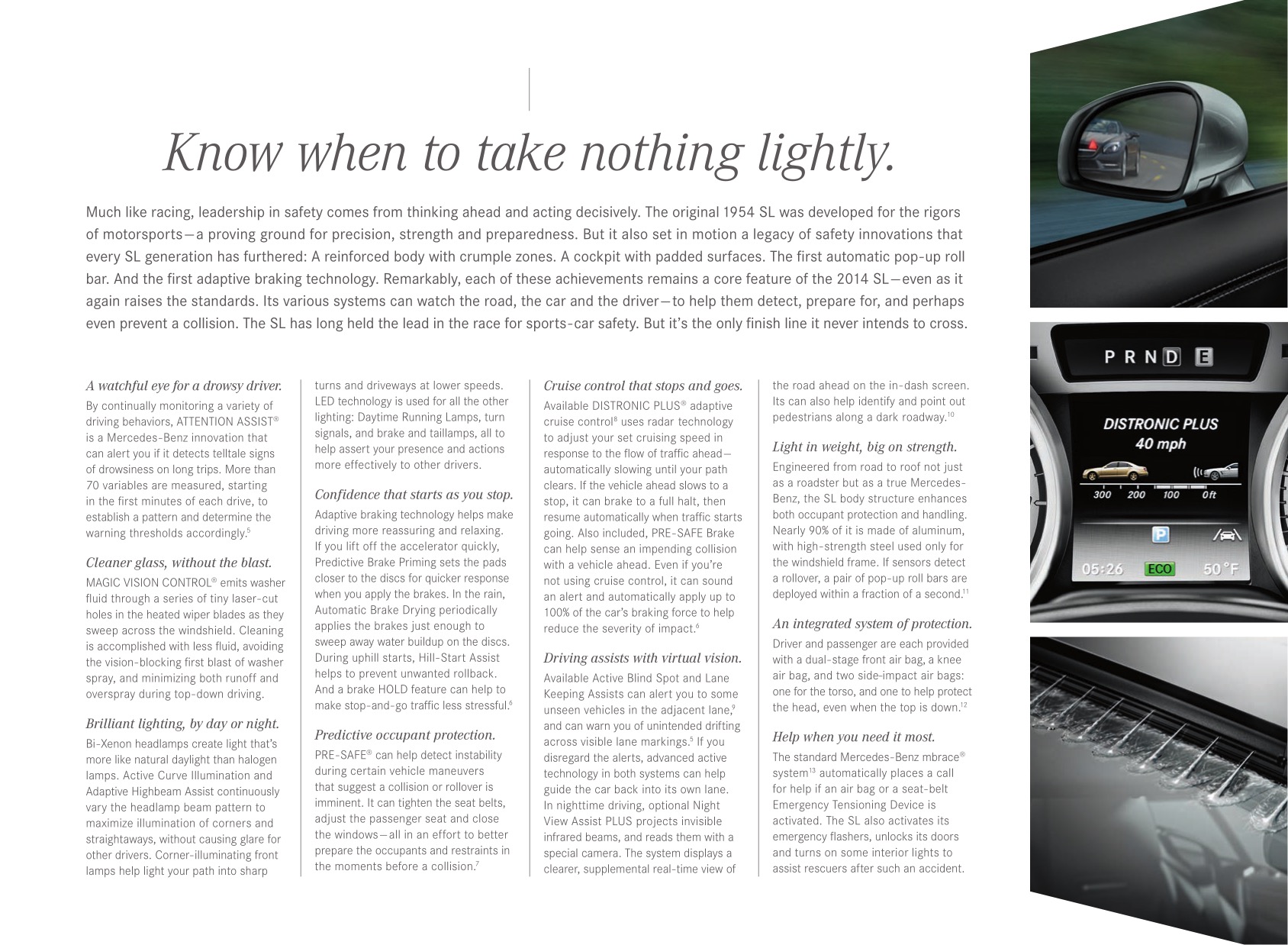 2014 Mercedes-Benz SL Brochure Page 22